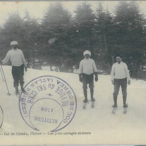 80105 - ALGERIA  Algérie -  Carte postal VINTAGE POSTCARD -  BLIDA Ski Club!