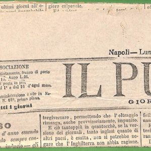 ZA1754 - GIORNALE D'epoca - Dicembre  1889   IL PUNGOLO  - NAPOLI