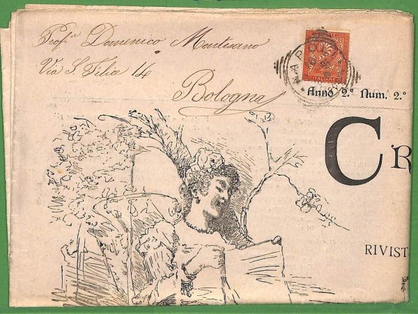 ZA1755 - RIVISTA D'epoca - Gennaio 1891   CRONACA PARTENOPEA  - NAPOLI