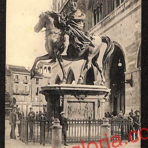 ah7431 - CARTOLINA D'EPOCA - Piacenza Città - Monumento a Ranuzio Farnese