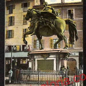 ah7443 - CARTOLINA D'EPOCA - Piacenza Città - Monumento ad Alessandro Fanese