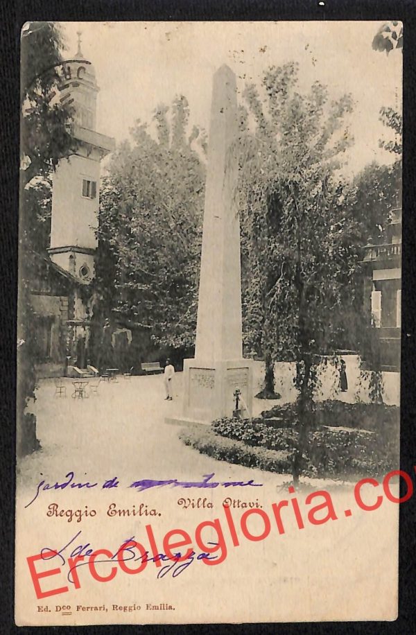 ah9720 - CARTOLINA D'EPOCA - Reggio Emilia Città - Villa Ottavi