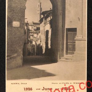 ai5520 - CARTONCINO D' EPOCA - Siena Città