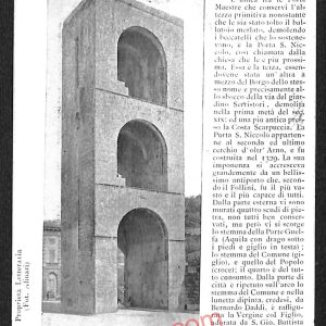 ae6434 - CARTOLINA D'EPOCA -  Firenze  Città - Porta S. Niccolò