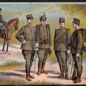 ac6783 - CARTOLINA D'EPOCA - REGGIMENTALI - Alpini  1913