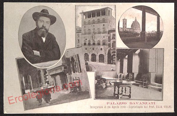 ae6435 - CARTOLINA D'EPOCA -  Firenze  Città - Palazzo Davanzati