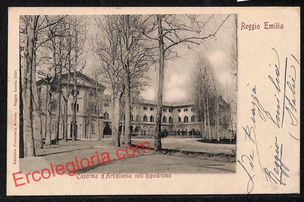 ah9739 - CARTOLINA D'EPOCA - Reggio Emilia Città - Caserma d'Artiglieria