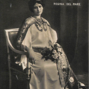 ab8043 - CARTOLINA  D'EPOCA - Napoli  Città - MARIA I  Regina del mare  1910'