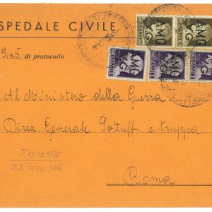 P2644 - ITALIA AMGVG , LETTERA PER ROMA, IN TARIFFA DI L, 3,40