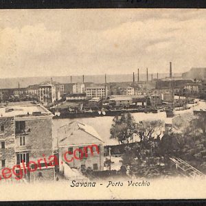 ai4956 - CARTOLINA D'EPOCA - Savona Città - Porto Vecchio