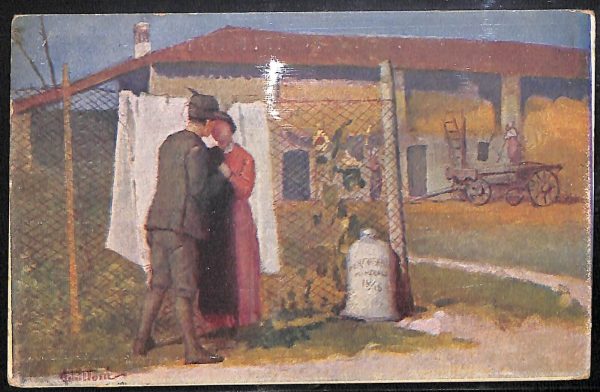 ac6827 - CARTOLINA D'EPOCA - REGGIMENTALI - Alpini   1917