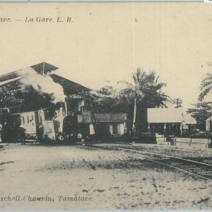 80156 -  MADAGASCAR -  Vintage Postcard -  TAMATAVE  Train Station