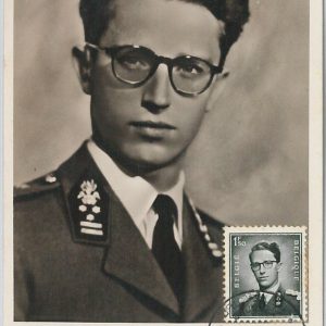 57055 - BELGIUM - POSTAL HISTORY: MAXIMUM CARD 1953 - ROYALTY