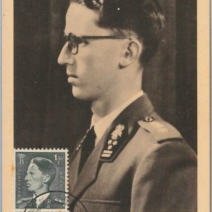 57052 - BELGIUM - POSTAL HISTORY: MAXIMUM CARD 1953 - ROYALTY