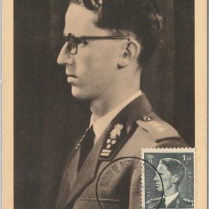 57051  - BELGIUM - POSTAL HISTORY: MAXIMUM CARD 1953 - ROYALTY