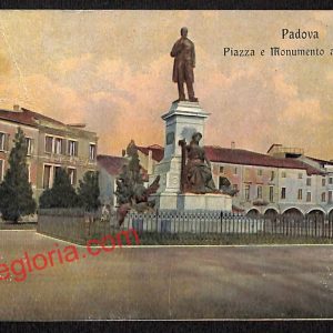 ah4190 - CARTOLINA D'EPOCA - Padova Città - Piazza e Monumento a Mazzini