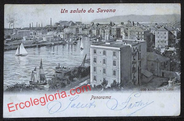 ai4957 - CARTOLINA D'EPOCA - Savona Città - Panorama