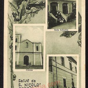 ae4630 - CARTOLINA D'EPOCA - Caserta Provincia - San Nicolo Gerrei