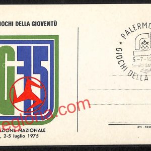 ah5080 - STORIA POSTALE - Palermo Città - Giochi della Gioventù