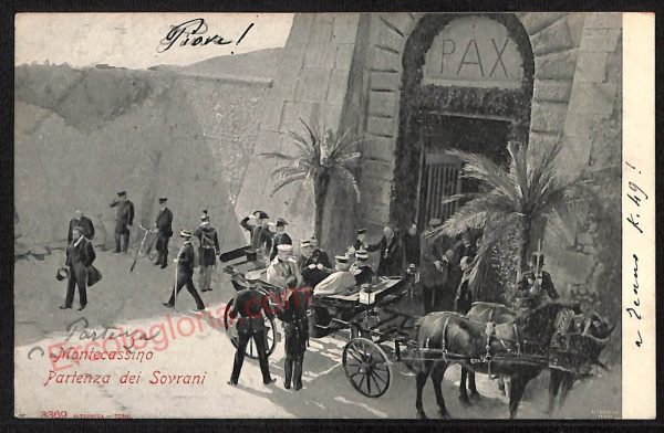 ae4638 - CARTOLINA D'EPOCA - Caserta Provincia - Montecassiano  1903