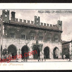 ah7445 - CARTOLINA D'EPOCA - Piacenza Città - Piazza Cavalli