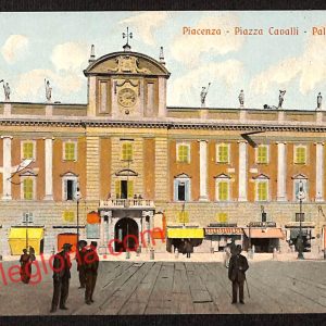 ah7446 - CARTOLINA D'EPOCA - Piacenza Città - Piazza Cavalli