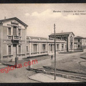 ag8618 - CARTOLINA D'EPOCA - Messina Città - Orfanotrofio del Comitato Lombardo