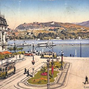 ab6048 - CARTOLINA  D'EPOCA - Como Città : PIAZZA CAVOUR