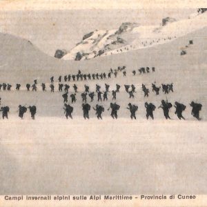 ac6834 - CARTOLINA D'EPOCA - REGGIMENTALI - Alpi  Marittime  1935