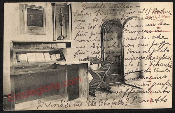 ae6489 - CARTOLINA D'EPOCA -  Firenze  Città - Museo di S. Marco