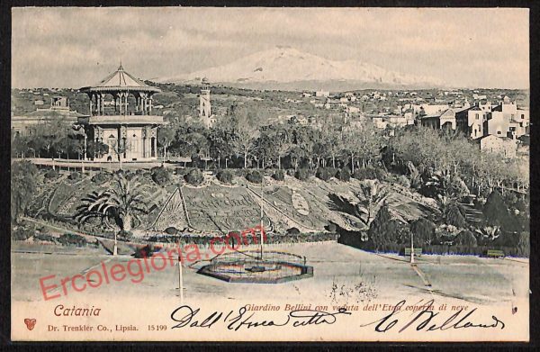 ae4640 - CARTOLINA D'EPOCA - Catania Città - Panorama