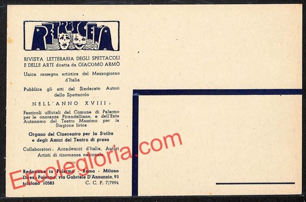 ah5087 - STORIA POSTALE - Palermo Città