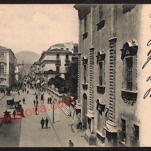 ae4717 - CARTOLINA D'EPOCA - Catania Città - Strada Atenea - Stesicorea