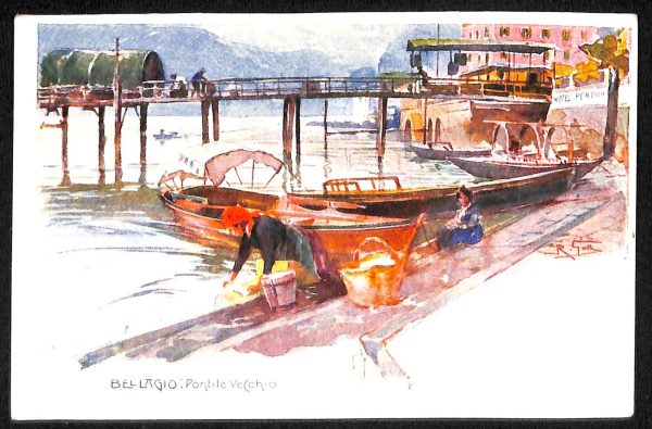 ab6172 - CARTOLINA  D'EPOCA - Como Provincia : BELLAGIO