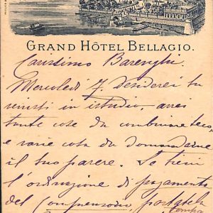 ab6175 - CARTOLINA  D'EPOCA - Como Provincia : BELLAGIO 1894