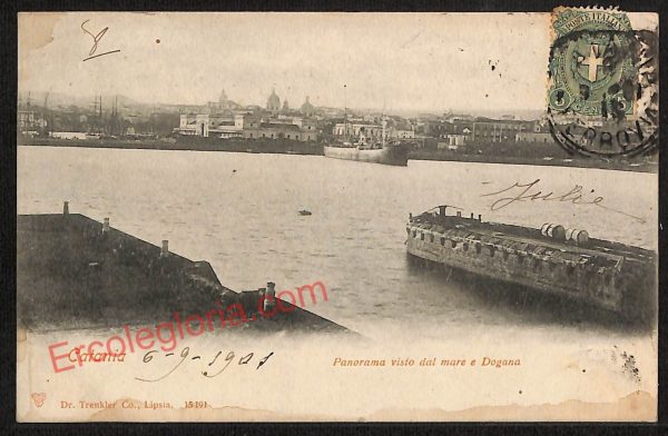 ae4724 - CARTOLINA D'EPOCA - Catania Città - Panorama