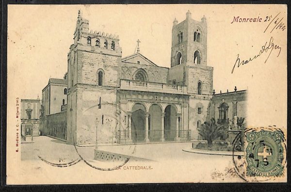 ah5141 - CARTOLINA D'EPOCA - Palermo Provincia - Monreale