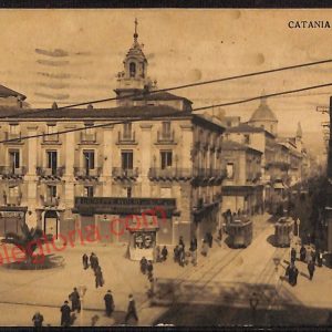 ae4733 - CARTOLINA D'EPOCA - Catania Città - Via Etnea