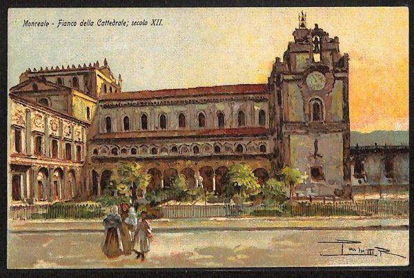 ah5143 - CARTOLINA D'EPOCA - Palermo Provincia - Monreale