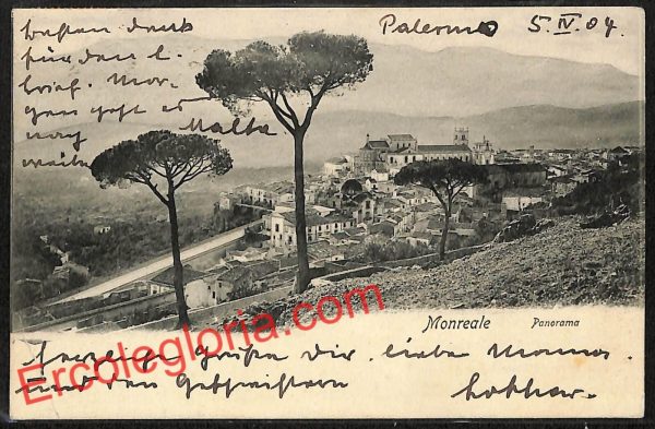 ah5152 - CARTOLINA D'EPOCA - Palermo Provincia - Monreale
