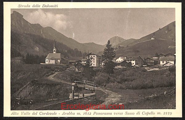 ae1742 - CARTOLINA  D'EPOCA - Belluno Provincia - Arabba