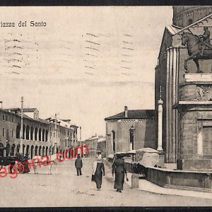 ah4196 - CARTOLINA D'EPOCA - Padova Città - Piazza del Santo