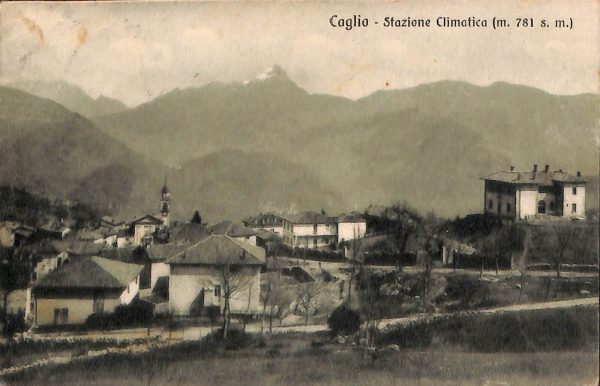 ab6195 - CARTOLINA  D'EPOCA - Como Provincia : CAGLIO 1924