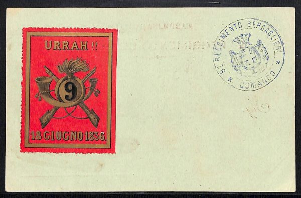 ac6894 - CARTOLINA D'EPOCA - REGGIMENTALI  - Alpini