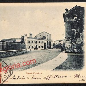 ah4197 - CARTOLINA D'EPOCA - Padova Città - Piazza Eremitani