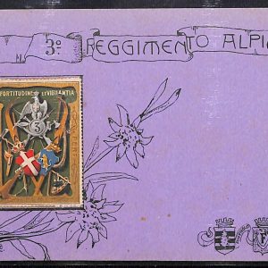 ac6904 - CARTOLINA D'EPOCA - REGGIMENTALI  - Alpini