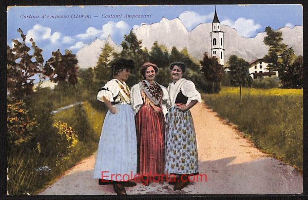ae1752 - CARTOLINA  D'EPOCA - Belluno Provincia - Cortina d'Ampezzo