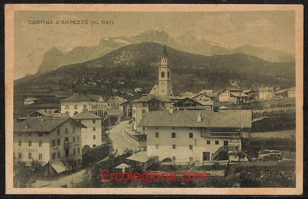 ae1758 - CARTOLINA  D'EPOCA - Belluno Provincia - Cortina d'Ampezzo