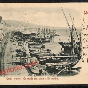 ag8623 - CARTOLINA D'EPOCA - Messina Città - Corso Vittorio Emanuele