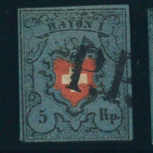 P3290 A - SWITZERLAND 1850, CAT,NR. 15 II , USED